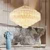 DIAMOND LIGHTING ĐÈN CHÙM PHA LÊ ỐNG CAO CẤP HIỆN ĐẠI VÀNG TRẮNG - DCCC 2216