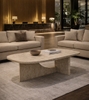 COFFEE TABLE - CT02 - TRAVERTINE