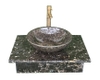 NATURAL STONE LAVABO TABLE - ITALY BROWN MARBLE LT03
