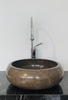 NATURAL STONE BATHROOM BASIN - IRAN BROWN - NIR13