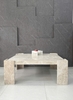 MARBLE COFFEE TABLE - CT05 - LIGHT EMPERADOR