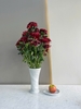 REAL MARBLE - FLOWER VASE - BH16 - GREY