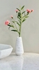 REAL MARBLE - FLOWER VASE - BH03 - CRYSTAL WHITE