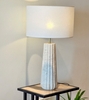 STONE PRODUCT - TABLE LAMP - FLUTED TAPERED BASE