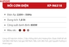 Nồi cơm điện Kipor KP N6318R 1,8L