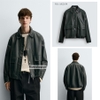 AK2638 - Z.RA RELAXED FIT FAUX LEATHER JACKET
