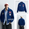 AK2658 - Z.RA CORDUROY EMBROIDERED PATCH JACKET