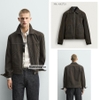AK2721 - Z.RA WASHED-EFFECT TOPSTITCHED JACKET