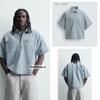 AP2608 - Z.RA WASHED STRIPED BOXY FIT POLO