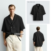 SMC2613 - Z.RA VISCOSE-LINEN KIMONO SHIRT