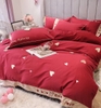 LỤA Tim Deeply Love đỏ 4 món
