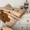 Tencel chăn chần gấu Teddy