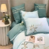 LỤA XINRUI xanh 4 MÓN