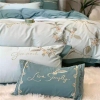 LỤA XINRUI xanh 4 MÓN