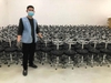Ghế Tròn PU tĩnh điện Bánh xe tĩnh điện hoặc chân chết