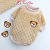 Áo lông 2 chân Kẻ chéo mã 201 cho chó mèo - Cutepets