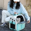 Balo vận chuyển chó mèo Moorpet 36*25*38cm 2 túi trước mã 225