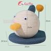 Bàn cào tròn cute gắn bông lo xo 25*20*16cm - Cutepets