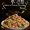 Bánh cá Catnip cho chó mèo tiêu búi lông mix vị cỏ mèo, cá hồi, cá ngừ