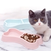 Bát cho chó mèo nhựa đôi hình xương NX-0016 - Cutepets