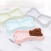 Bát cho chó mèo nhựa đôi hình xương NX-0016 - Cutepets