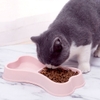 Bát cho chó mèo nhựa đôi hình xương NX-0016 - Cutepets