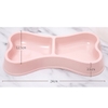 Bát cho chó mèo nhựa đôi hình xương NX-0016 - Cutepets