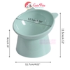 Bát đơn cho chó mèo đế cao mặt Gấu 13.5cm Phụ kiện thú cưng - Cutepets