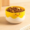 Bát nhựa đơn hình con gà 14x9cm - Cutepets