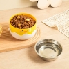 Bát nhựa đơn hình con gà 14x9cm - Cutepets