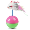 Đồ chơi cho mèo bóng lật đật gắn chuột lông - CutePets