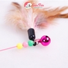 Đồ chơi cần câu thép gắn lông cho Mèo - Cutepets