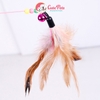 Đồ chơi cần câu thép gắn lông cho Mèo - Cutepets
