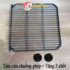 Tấm ghép chuồng kim loại phủ sơn tĩnh điện 35x35cm Tấm lẻ có tặng kèm chốt