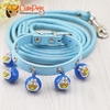 Dây dắt kèm vòng cổ 5 chuông hình cute dành cho thú cưng - Cutepets