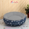 Đệm tròn cho chó mèo 2 lớp 45cm