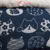Đệm tròn cho chó mèo 2 lớp 45cm