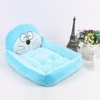 Đệm cho chó mèo Doremon Xanh - Nệm chữ nhật 2 lớp