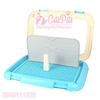 Khay vệ sinh cho chó có tường và cọc cao cấp - CutePets