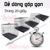 Lồng sơn tĩnh điện nan dày
