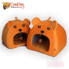 Nhà đệm gấu cam cho thú cưng Nệm cho chó mèo - CutePets