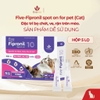 Nhỏ gáy ve rận, bọ chét FIVE Fipronil 0,34ml cho mèo 2-4kg - Cutepets