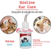 Nước rửa tai Bioline Ear Care 50ml dành cho chó mèo - Cutepets