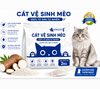 Cát vệ sinh cho mèo, cát sắn Gemlucky Cassava Catlitter 2kg -Hương sữa