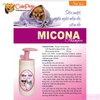 Sữa tắm trị viêm da, nấm da MICONA 200ml dành cho chó mèo - CutePets