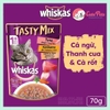 Thức ăn ướt dạng sốt Whiskas Tasty Mix 70g - Cutepets