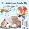 Thuốc trị rận tai Alkin Otoklen 20g dành cho chó mèo