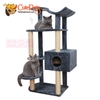 Nhà cây Cat tree cho mèo 3 tầng 60x40x130cm - Trụ cào móng mèo