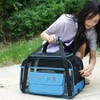 Túi vận chuyển chó mèo lưới thoáng khung kim loại MOORPET 50*28*28cm