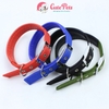 Vòng cổ vải màu lót da mềm cho chó - Cutepets